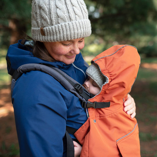 Cozy-Dry Baby Carrier Cover - Terracotta