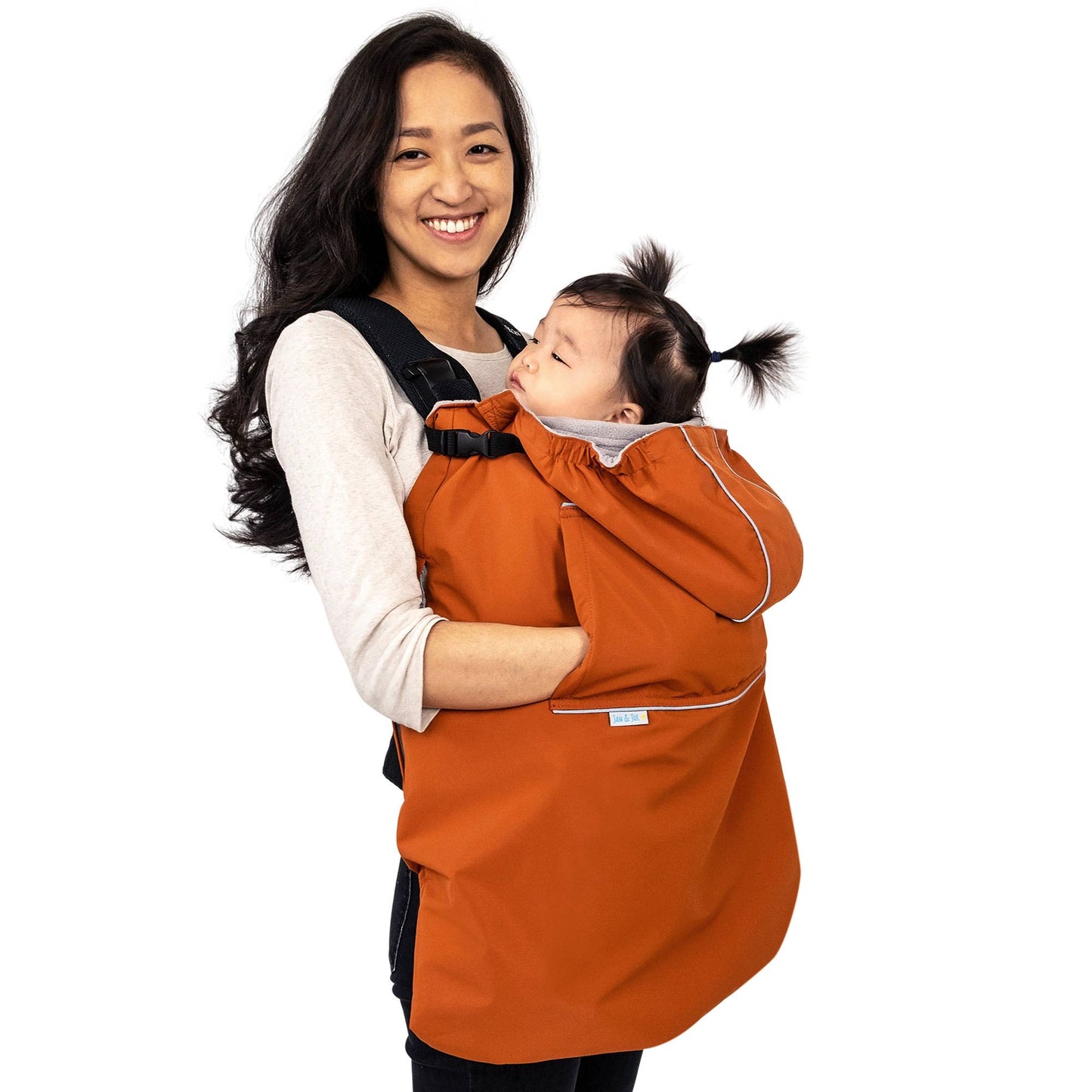 Cozy-Dry Baby Carrier Cover - Terracotta