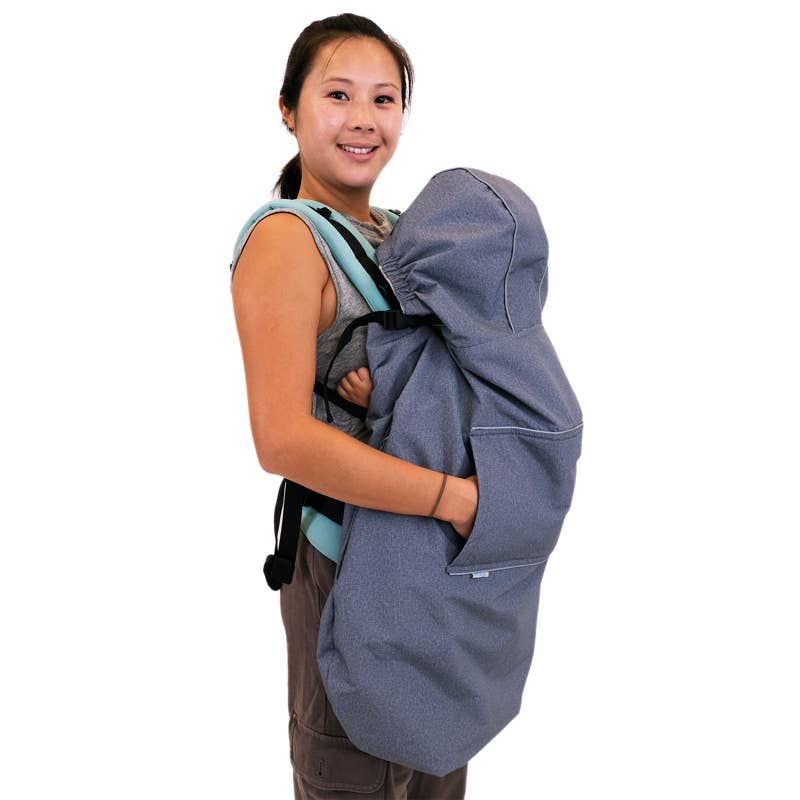 Cozy-Dry Baby Carrier Cover - Heather Grey