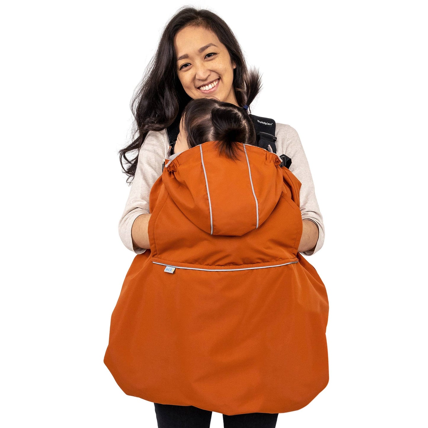 Cozy-Dry Baby Carrier Cover - Terracotta